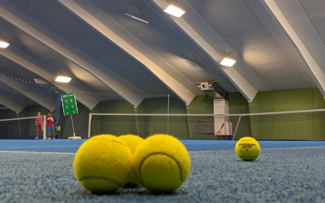 LED Beleuchtung in der Tennishalle Birkfeld